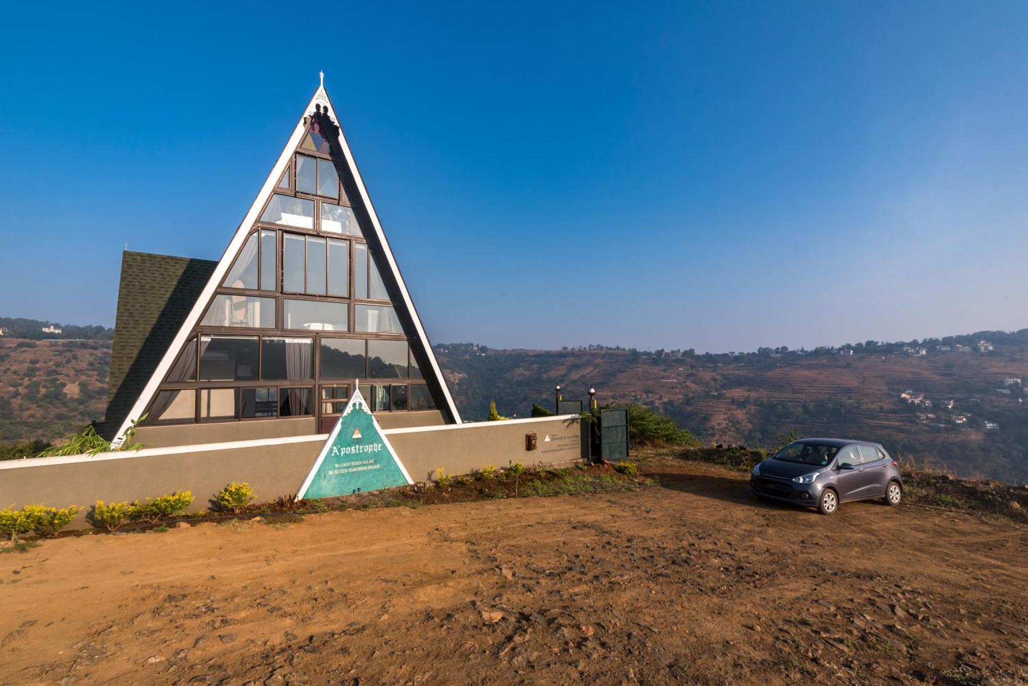 Saffronstays A Vantage, Panchgani - A Pyramid Shaped Unique Luxury Villa With Infinity Valley Views Extérieur photo