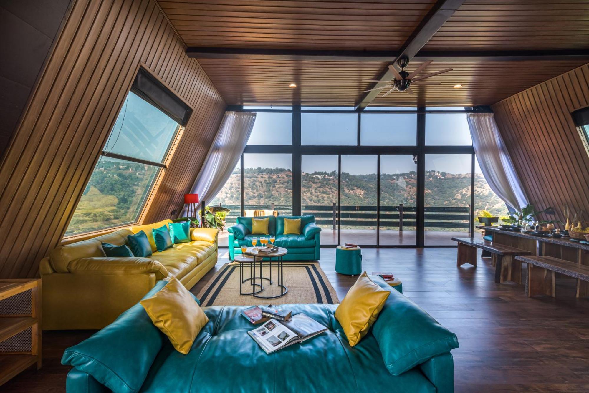 Saffronstays A Vantage, Panchgani - A Pyramid Shaped Unique Luxury Villa With Infinity Valley Views Extérieur photo